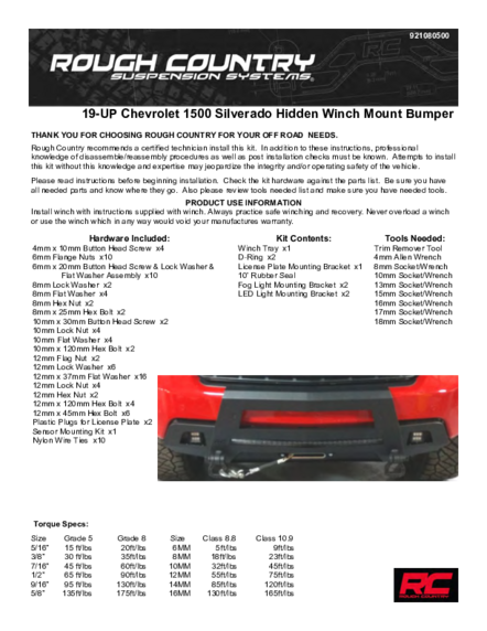 Installation Manual